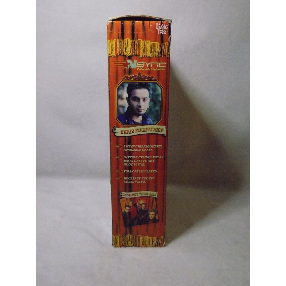 NSYNC Chris Kirkpatrick Collectible Marionette Doll Living Toyz 2000 Vintage - Picture 4 of 5